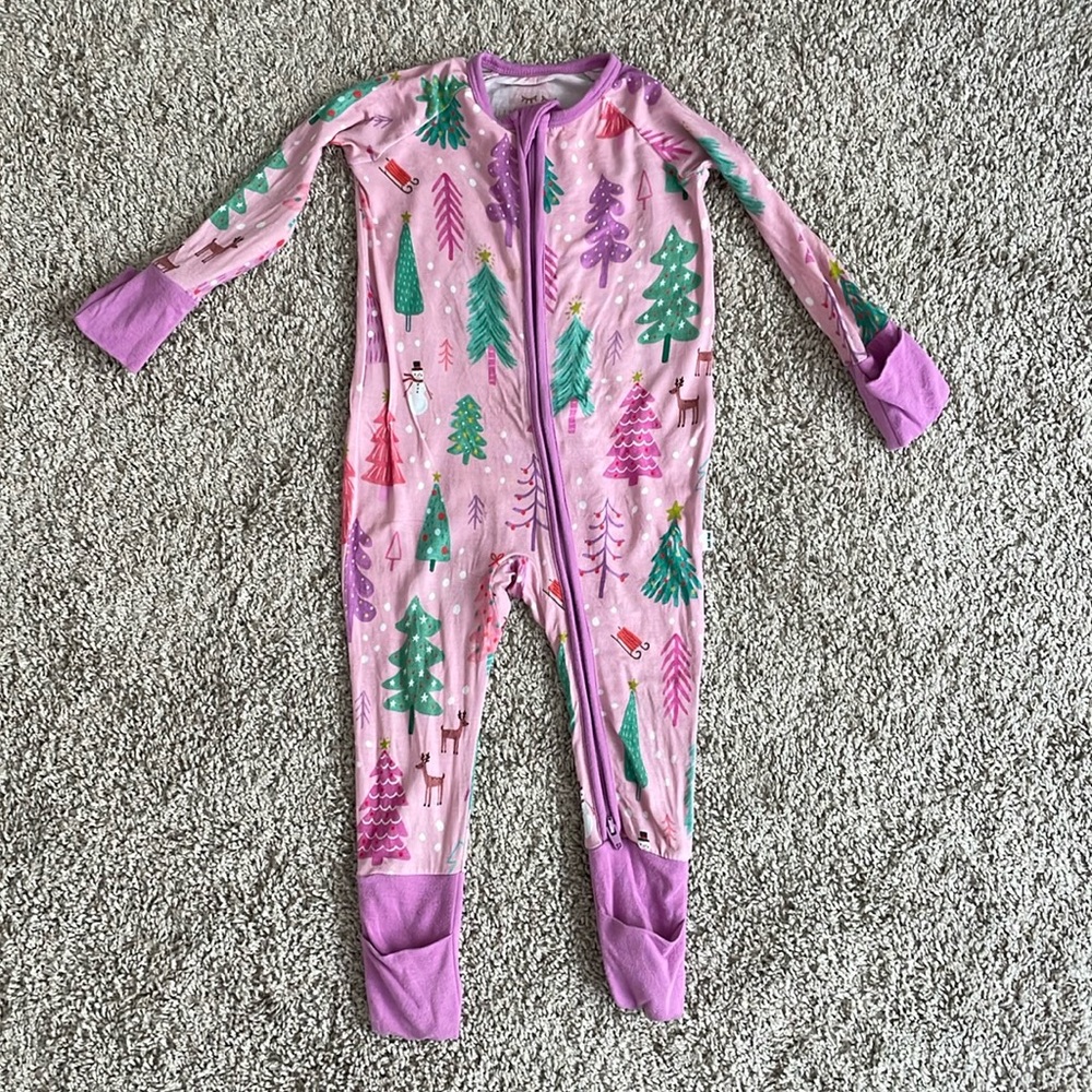 Little Sleepies Pink Trees